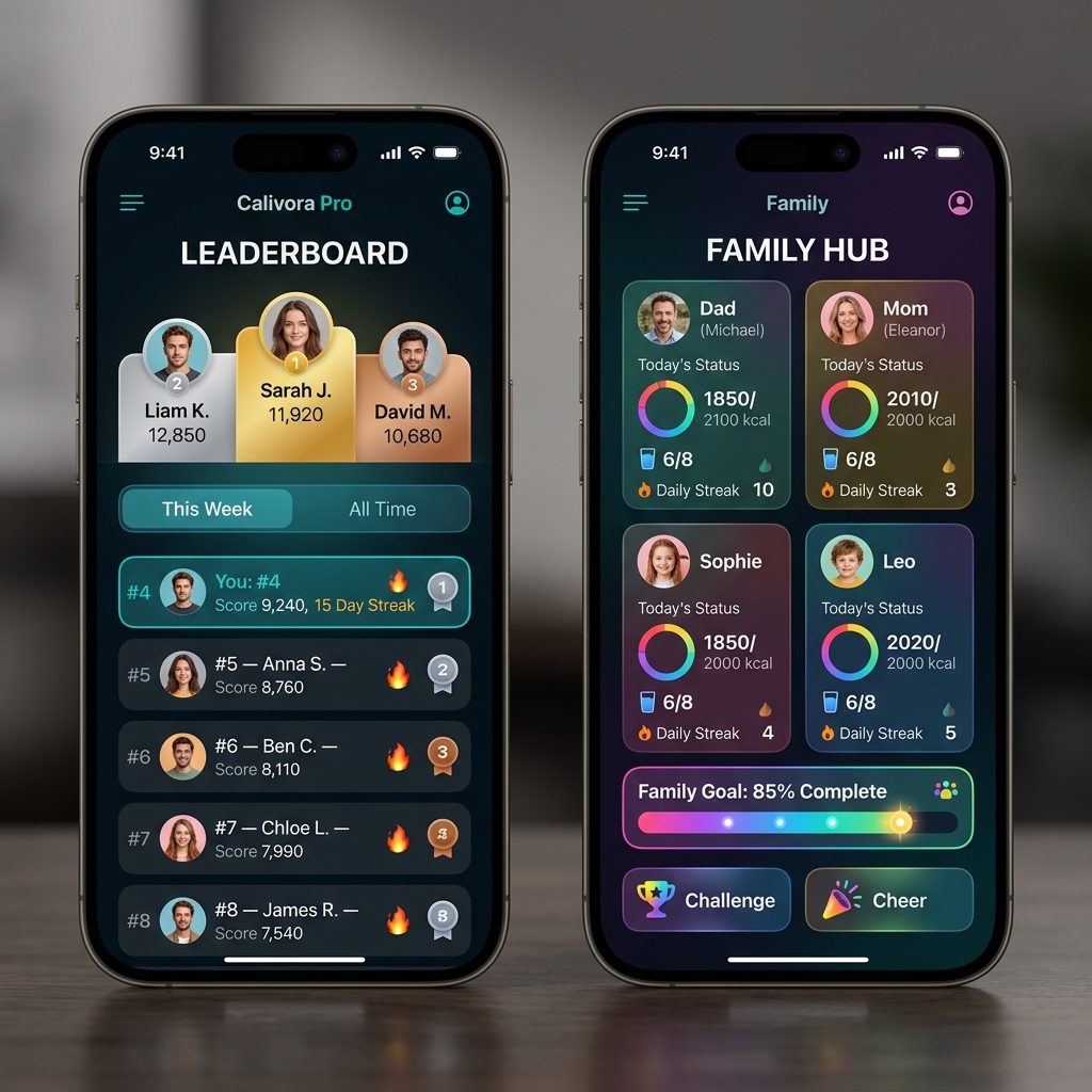 Calivora Pro Leaderboard and Family Hub